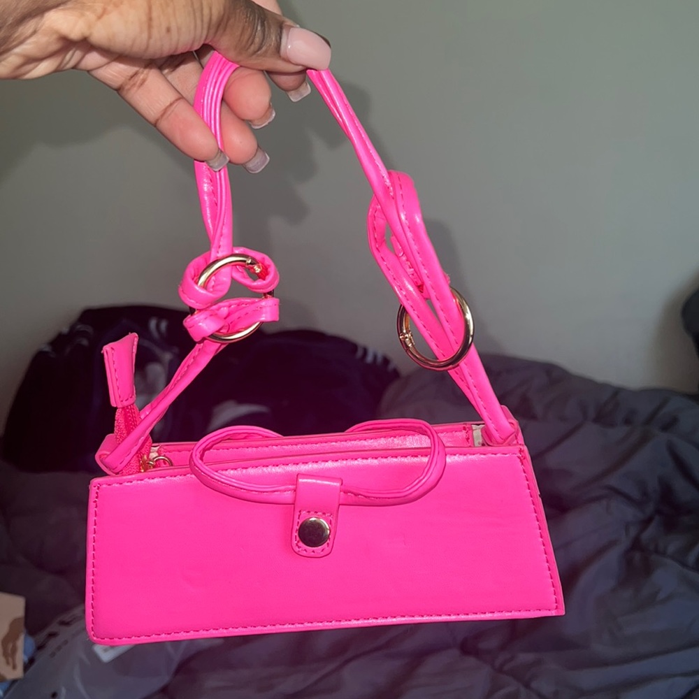 Pink mini purse